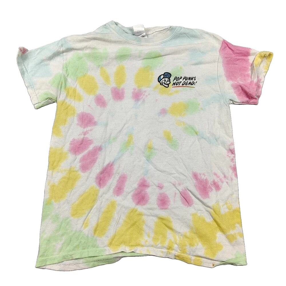 Colortone New Found Glory Shirt Mens Small Multicolor Tie Dye Tee Pop Punk